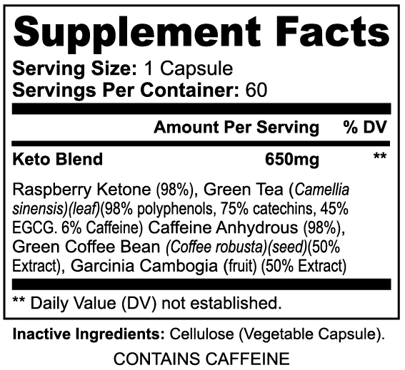 VAVIDA Keto Fuel Blend Capsules
