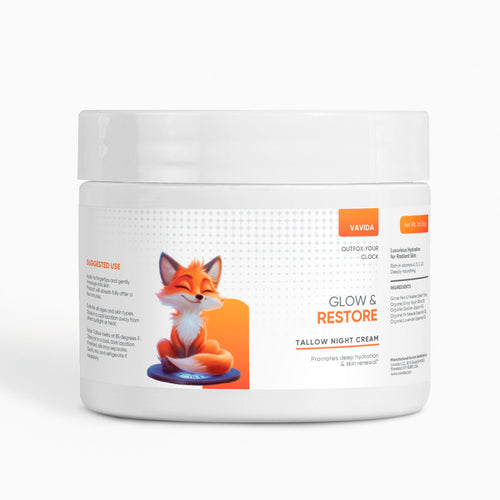 VAVIDA Glow & Restore Tallow Night Cream