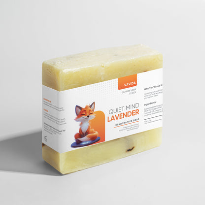 VAVIDA Quiet Mind Lavender Handcrafted Soap