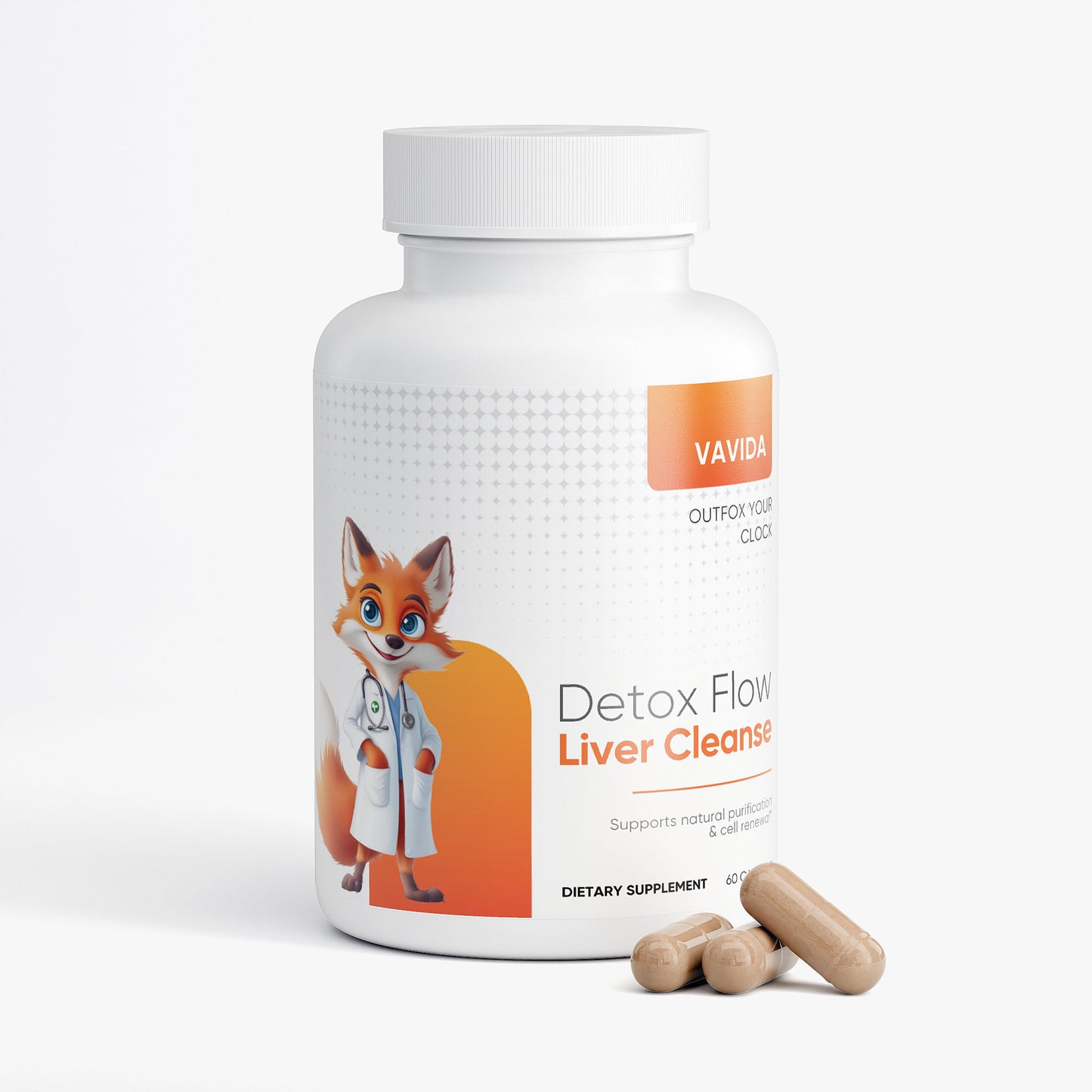 VAVIDA Detox Flow Liver Cleanse Capsules