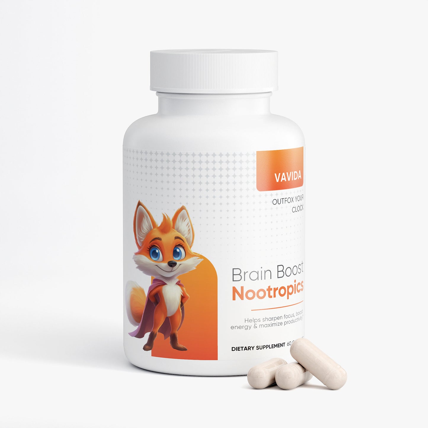 VAVIDA Brain Boost Nootropics Capsules