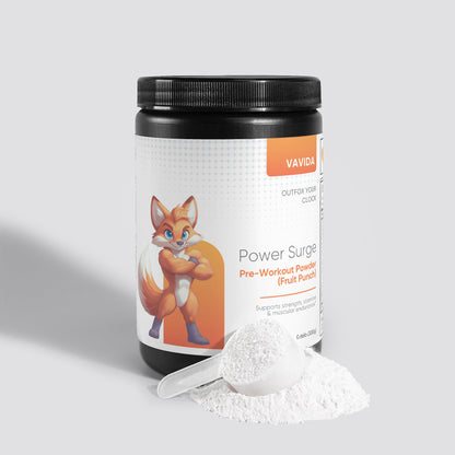 VAVIDA Power Surge Pre-Workout Powder (Fruit Punch)