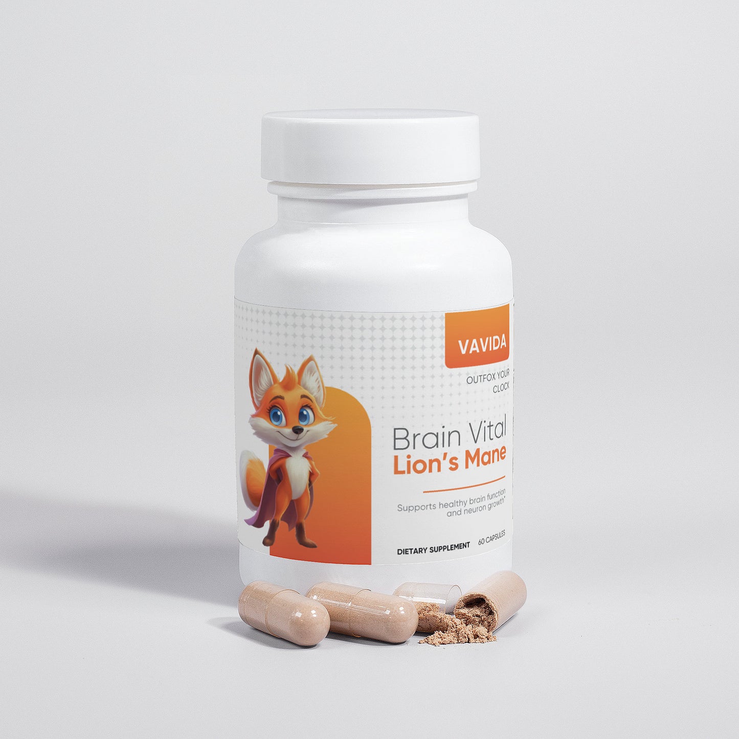 VAVIDA Brain Vital Lion's Mane Capsules