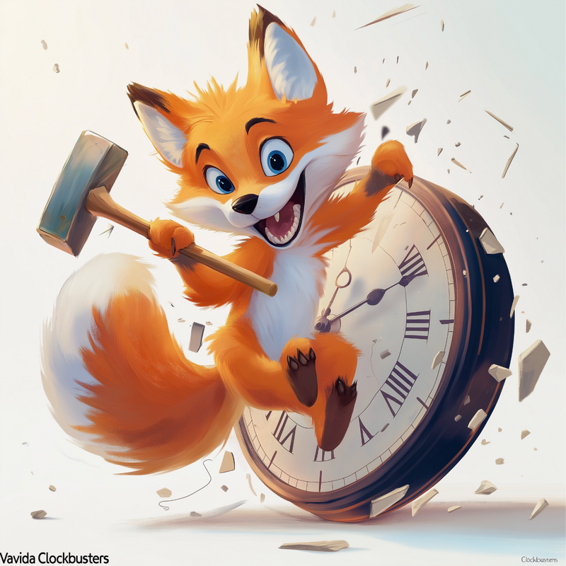 Fox Clock